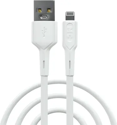 Кабель MORE CHOICE (4620202553065) K63i USB 2.4A для Lightning , белый