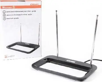 Антенна комнатная СИГНАЛ SPI-617 DVB-T2/ДМВ+МВ, пассивная