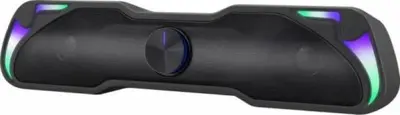 Акустическая 2.0 система DEFENDER (65047) Spitfire 6Вт, BT/light, питание от USB