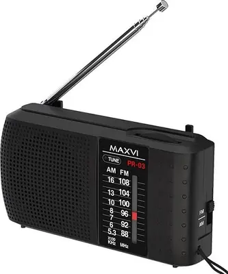Радиоприемник MAXVI PR-03 black