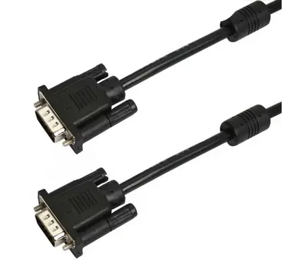 Шнур VGA - VGA с ферритами, длина 1,8 метра, черный PROconnect