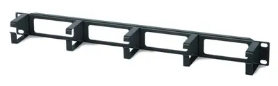 Hyperline CM-1U-ML Кабельный организатор с металлическими кольцами, 19", 1U