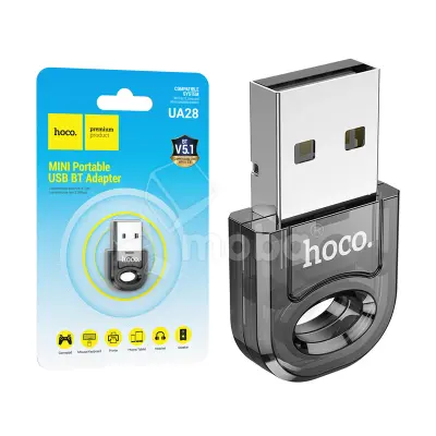Адаптер USB Hoco UA28 (Bluetooth) Черный