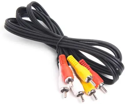 Кабель СИГНАЛ (33150) шнур 3RCA-3RCA, 1,5 м