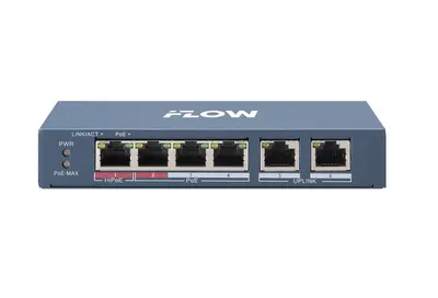 F-SW-EU206HPOE-V POE-коммутатор неуправляемый с грозозащитой 6кВ