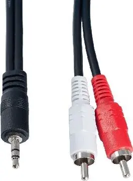 Аудиокабель PERFEO (J2001) JACK 3.5 мм - 2XRCA 1 м