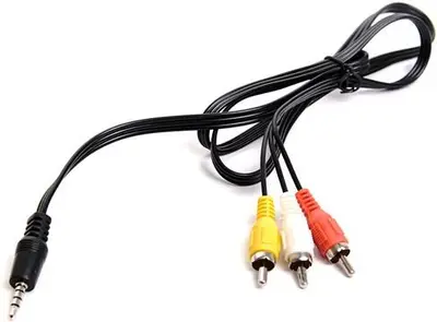 Кабель СИГНАЛ (6947) шнур 3,5Дж-3RCA 1,5 м