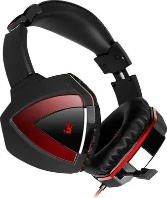 Наушники - геймерские A4TECH Bloody G500 черный/красный
