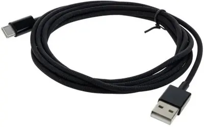 Кабель ELTRONIC (1-12) 3A/60W тканевая оплетка (черный)