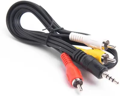 Кабель СИГНАЛ (3513) шнур 3,5Дж-3RCA, 1,0 м