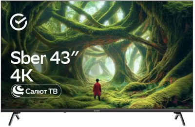 Телевизор SBER SDX-43U5500DBA SMART TV Салют ТВ