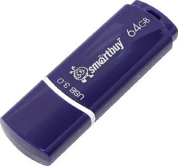 USB флеш SMARTBUY (SB64GBCRW-BL) 64GB CROWN BLUE USB 3.0