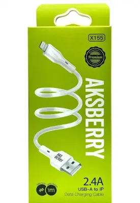 Кабель AKSBERRY (6972969383200) X155 1м 24A белый