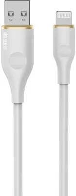 Кабель AKSBERRY (6900327520011) X162 Liquid silicone USB A -Lightning, белый