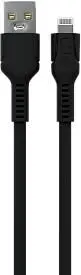 Кабель MORE CHOICE (4620202553263) K65i USB 2.4A для Lightning , черный