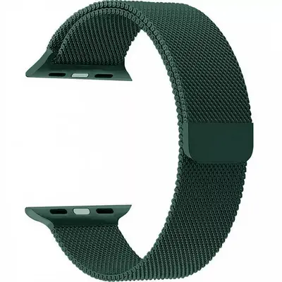 Ремешок металлический Миланская петля для Apple Watch 38/40/41mm зеленый