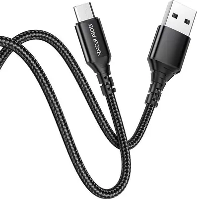 Кабель BOROFONE (6931474745811) BX54m 1м черный