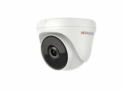DS-T233 (3.6 mm) 2Мп внутренняя HD-TVI камера (шар в стакане) с EXIR-подсветкой до 40м