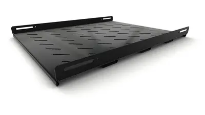Hyperline TSH3H-650-RAL9004 Полка стационарная усиленная, глубина 650 мм