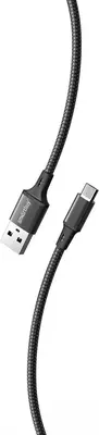 Кабель SMARTBUY (iK-12-S14b) S14 MicroUSB черный, 3 А, 1 м