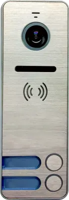 iPanel 2 (Metal) HD 2 аб. Цветная вызывная панель видеодомофона на 2 абонента