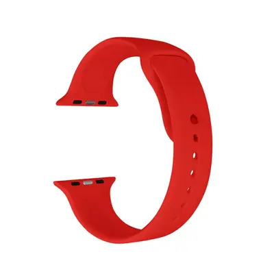 Силиконовый ремешок для Apple Watch 38/40/41mm красный