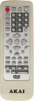 Пульт Akai JX-2055A для DVD плеера Akai
