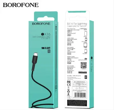 USB кабель Borofone BX16 Type-c 1m черный