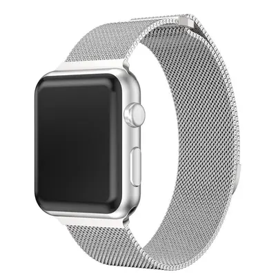 Ремешок металлический Миланская петля для Apple Watch 38/40/41mm серебро