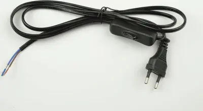 Сетевой шнур с вилкой и выключателем UNIEL (UL-00004432) UCX-C11/02A-170 BLACK