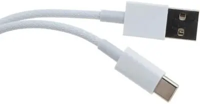 Кабель ELTRONIC (1-09) 3A/60W тканевая оплетка (белый)