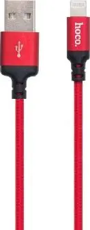 Кабель HOCO (6957531062837) X14 USB (m) - 8 Pin (m) 1.0m - красный/черный