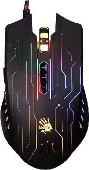 Мышь A4TECH Bloody Q82 черный/рисунок оптическая (3200dpi) USB игровая (8but)