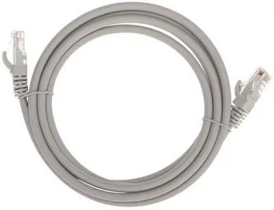 REXANT (02-0290-2) Патч-корд U/UTP, CAT 6, RJ45-RJ45, 26AWG, LSZH, серый, 2м
