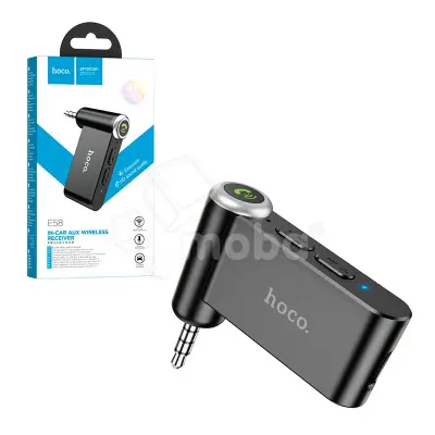 Aвтомобильный AUX-адаптер Hoco E58 (Bluetooth) Черный