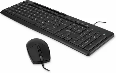 OKLICK Клавиатура + мышь Оклик S650 клав:черный мышь:черный USB Multimedia (1875246)