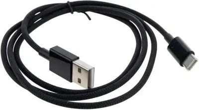 Кабель ELTRONIC (1-10) 3A/60W тканевая оплетка (черный)