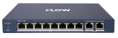 F-SW-EM610POE-VM/L POE-коммутатор смарт-управляемый с грозозащитой 6кВ