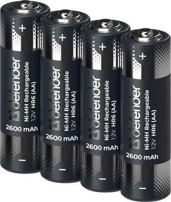 Аккумулятор DEFENDER (56512) HR6-2BL 2600 mAh АА, Ni-MH, блистер, 2 шт