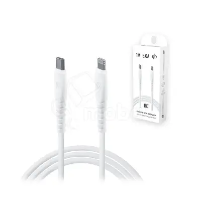 Кабель Type-C - Lightning BC (5A, PD) Белый