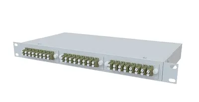 ТЕЛКОМ КСп-19-1U-24-DLC/UPC-62.5/125 Кросс оптический 19" стоечный 1U на 24 порта DLC 62,5/125мкм
