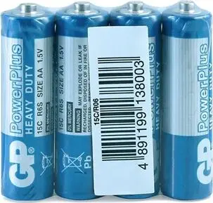 Элементы питания GP (10878) 15CEBRA-2S4 (AA)