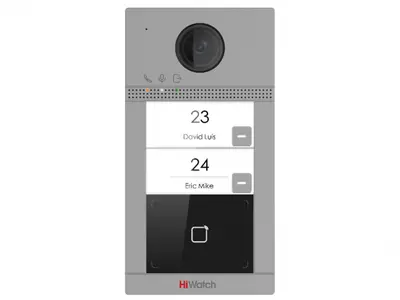 VDP-D4212W/Flush IP вызывная панель на двух абонентов с ИК-подсветкой до 3м и Wi-Fi EOL