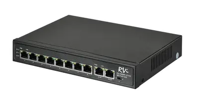Сетевой коммутатор RVi-1NS08F-2T (1G) на 10 портов