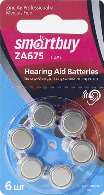 Батарейка SMARTBUY (SBZA-A675-6B) A675-6B