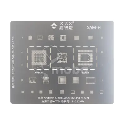 BGA трафарет XZZ EMCP/EMMC 153/162/169/186/221/254