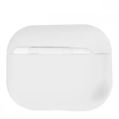Силиконовый чехол тонкий для Apple AirPods Pro белый