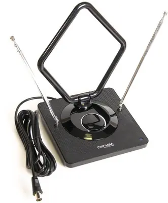 Антенна комнатная СИГНАЛ SAI-975 DVB-T2/ДМВ+МВ, активная
