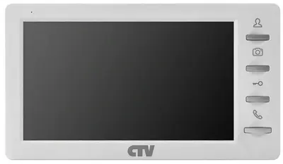 CTV-M1701 S W (белый) монитор видеодомофона, формат CVBS