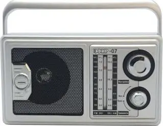 Радиоприемник ЭФИР 07 FM 64-108МГц, бат. 2*R20, 220V